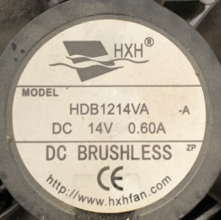 HXH HDB1214VA DC 14V 0.60A 120x120x25mm 大风散热风扇