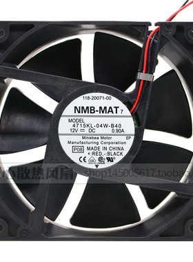 NMB 12038 UPS C10KS 20KVA C6K电源 风扇 4715KL-04W-B40 12V