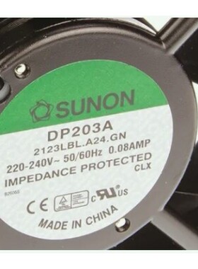全新SUNON 建准轴流风扇 DP203A 2123LBL.A24.GN 220V/240V 风扇