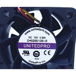 D4028E12B-13原装UNITEDPRO 12V 0.35A 4028 4CM厘米服务器风扇