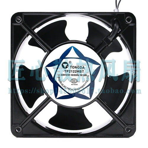 通达 TONGDA TP2122HBT 220V 19W 120x120x38mm 12038 交流风扇