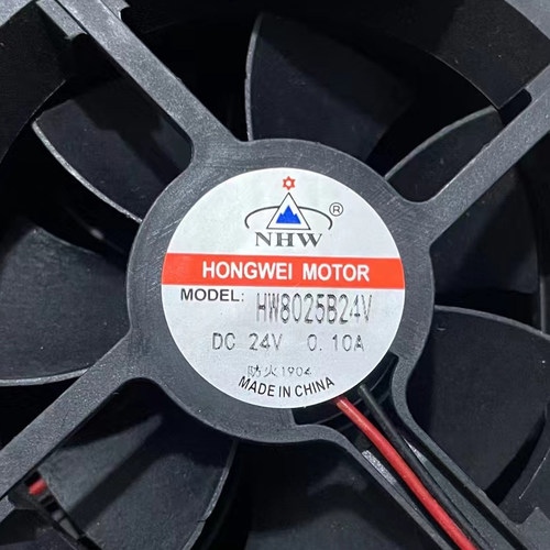 NHW HW8025B24V DC 24V 0.10A 80x80x25mm 8厘米散热风扇