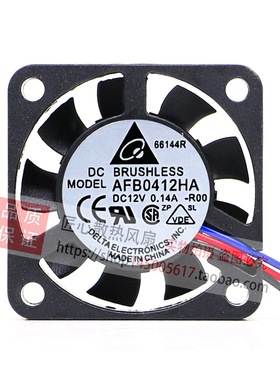 全新台达 AFB0412HA -ROO 12V 0.14A 4010 4CM双滚珠轴承风扇