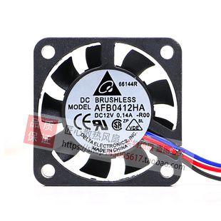 全新台达 AFB0412HA -ROO 12V 0.14A 4010 4CM双滚珠轴承风扇