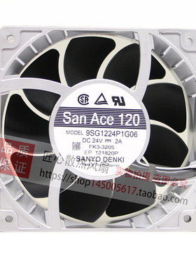 9SG1224P1G06 24V全新原装SANYO DENKI大风量轴流风机服务器风扇