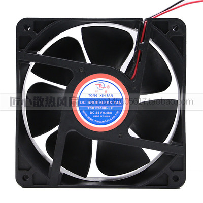 原装TX 同鑫 TDR12038BHLP 24V 0.48A 12cm 12038 散热风扇
