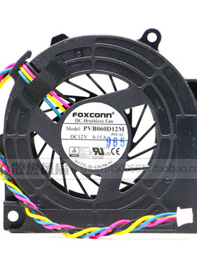 全新原装FOXCONN PVB060D12M-P04 12V 0.15A 6厘米/CM4线显卡风扇