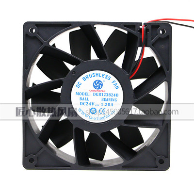 COOLINGFAN风扇 DGB123824D 24V 1.20A 12038 12CM 散热风扇 风机