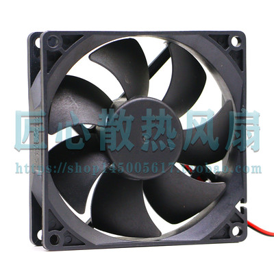 FENGHAO散热风扇 HL9225S12H DC 12V 0.2A 92x92x25mm 9.2厘米