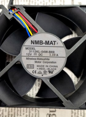 3112KL-04W-B69 DC 12V 1.10A 80*80*32mm 8厘米散热风扇