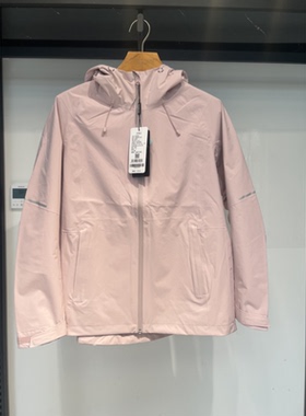 探路者单层冲锋衣女 24春夏户外休闲透气防水徒步外套TABBBM82824