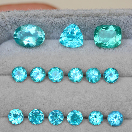 帕拉伊巴色磷灰石燕煜珠宝