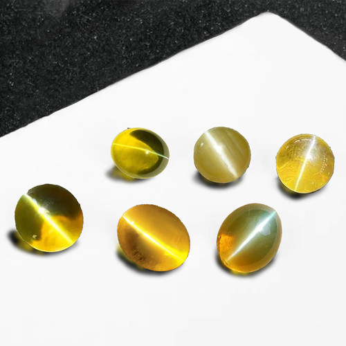 天然金绿猫眼斯里兰卡彩宝戒指