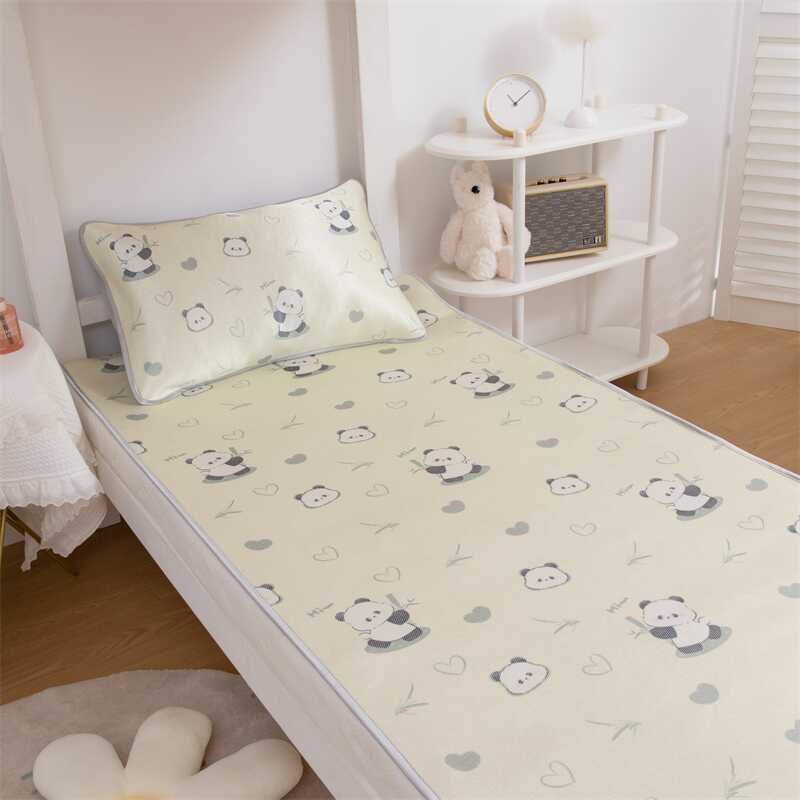 a类母婴级儿童冰丝凉席夏季婴儿床垫幼儿园宝宝午睡空调席可机洗