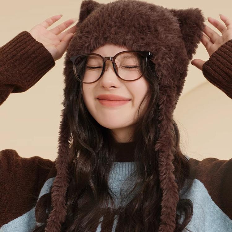 CACUSS针织帽出游可爱女士秋冬