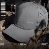 CACUSS帽子男款 夏季 速干棒球帽户外徒步防晒帽登山露营遮阳鸭舌帽