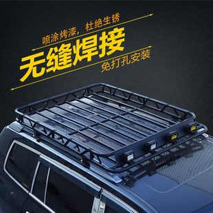 越野车行李架车顶架改装车顶框车载旅行架射灯通用行李框货架SUV