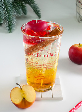 kako苹果泡泡香薰蜡烛礼盒家用卧室内新年生日礼物女生小众高级感