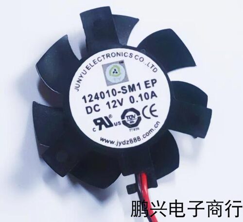 现货124010-SM1  直径37mm 孔距26mm EVGA GT610 620显卡散热风扇