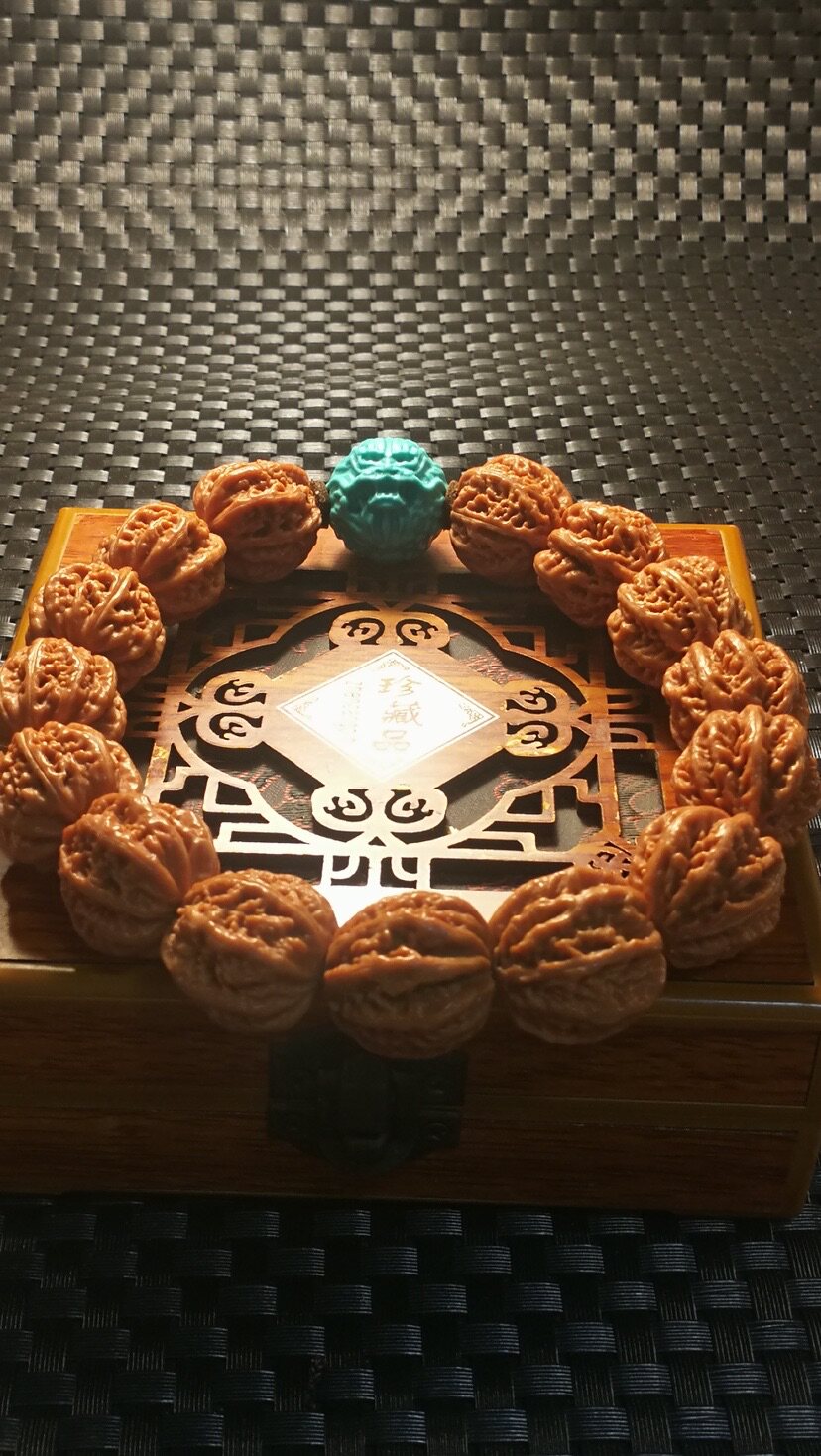 高端野生门头沟文玩核桃小核桃手持手串深纹京八棱粗筋麻花西瓜纹