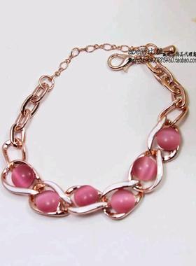 小众猫眼石ins冷淡风高级感手环