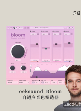 oeksound Bloom自适应音色塑造插件