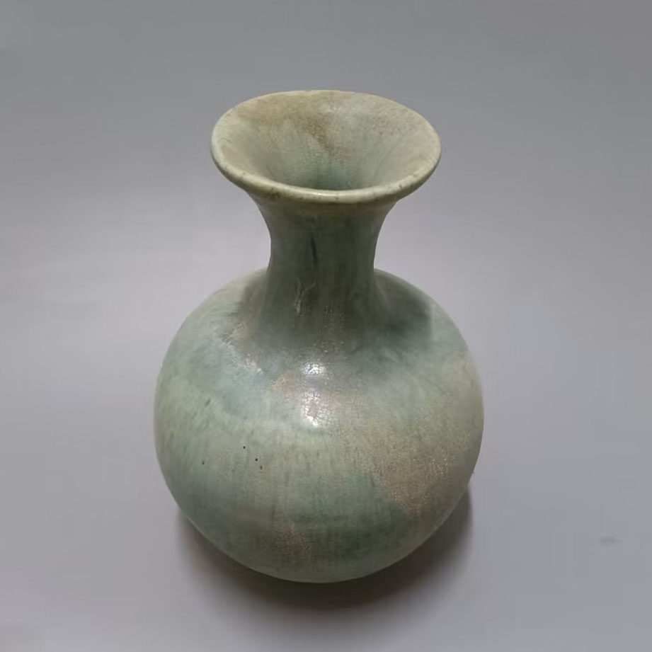 仿古陶器摆件 隋代青釉陶瓷罐 中式工艺品 酒店装饰艺术品 家居