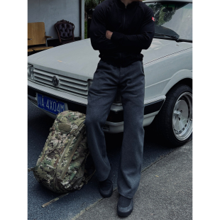 卫裤 秋冬420g碳素磨毛重磅无缝直筒休闲百搭男士 破壳计划