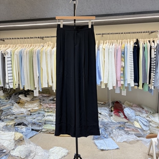 时尚 韩版 百搭高腰显瘦直筒阔腿裤 女西装 潮9015 2026春季 裤 新款