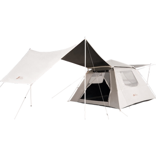 牧高笛零动155公园全自动速开帐篷户外露营装备黑胶防晒便携折叠