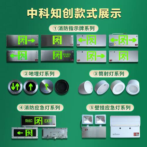 中科知创消防应急灯指示牌