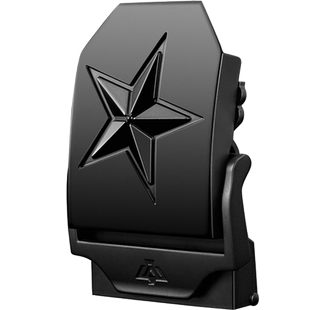 战术鸟（五角星）帆布腰带扣头 无孔皮带扣男自动平滑扣布带头