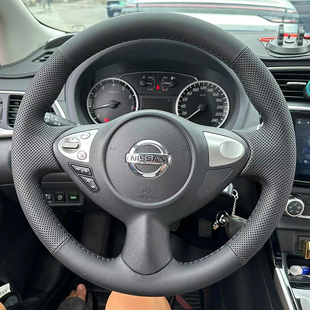 方向盘套真皮17款 日产轩逸经典 24款 新轩逸把套手缝专用全包