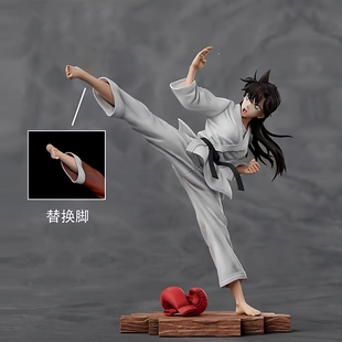 毛利兰小兰手办动漫周边桌搭摆件雕像空手道二次元美少女潮玩模型