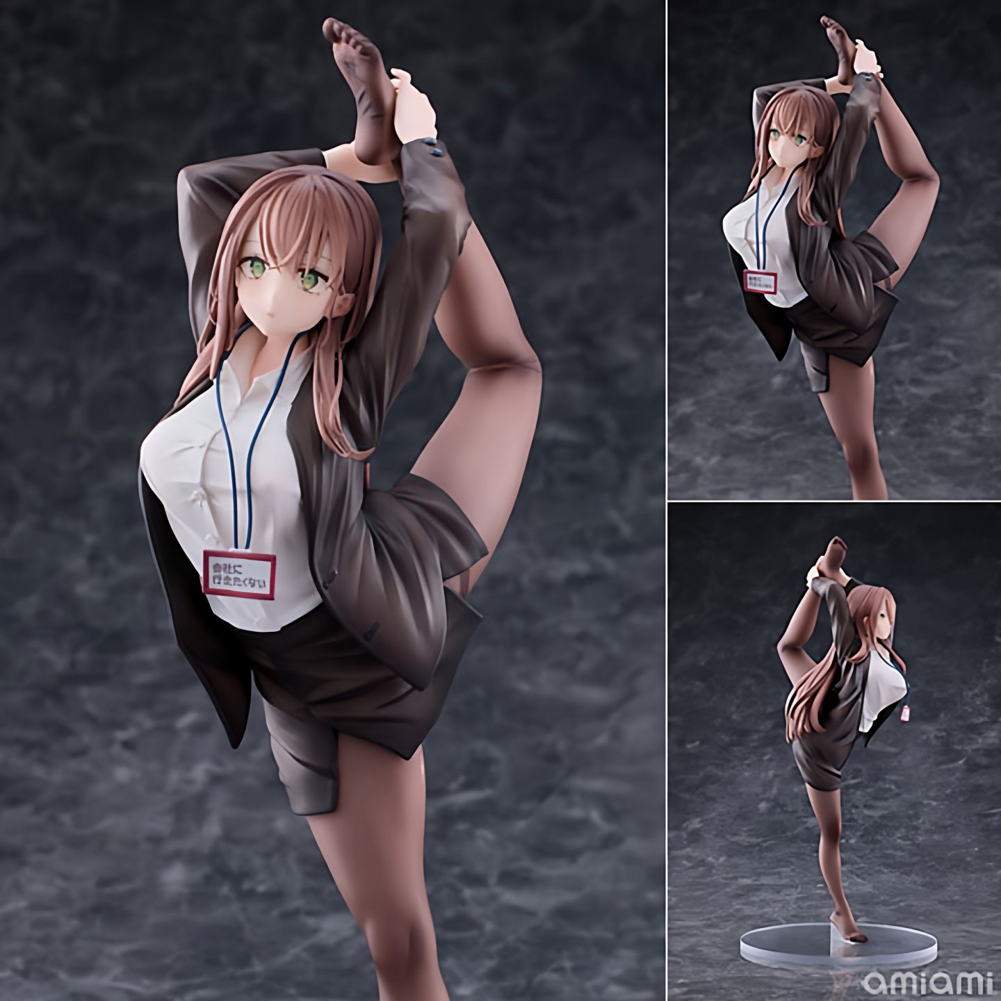 不想上班的OL酱手办女二次元动漫模型公仔桌面摆件精美礼物女生