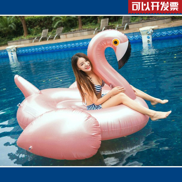 火烈鸟坐骑双人大号座骑泳池玩具