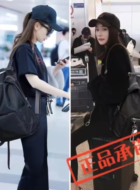 牛津布大容量双肩背包女2024新款旅行包韩版百搭初中高中学生书包