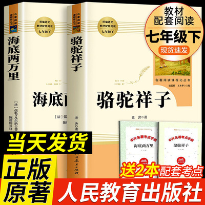 骆驼祥子和海底两万里正版书原著