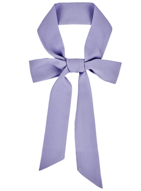 紫色进口优质雪纺丝带学生情侣细长丝巾欧美飘带纯色发带围巾定制