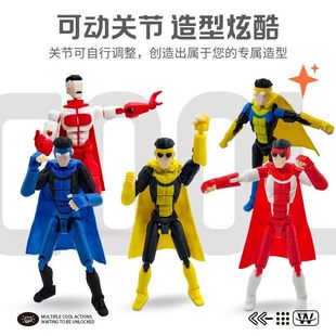 【新品】无敌少侠人偶马克关节人偶关节可动免拼手办摆件解压玩具