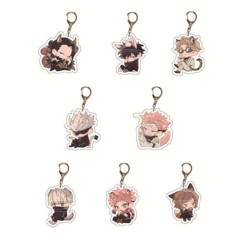 新款咒术回战周边亚克力钥匙扣可