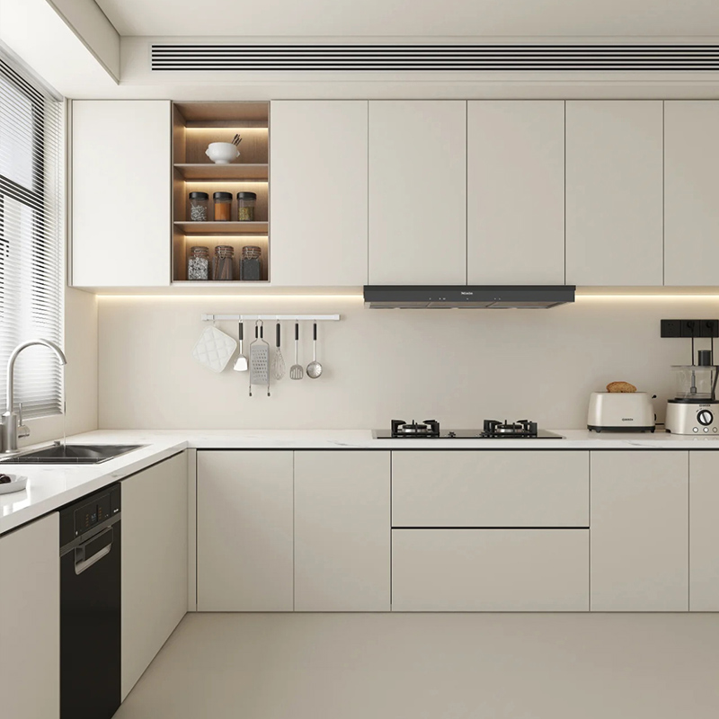 兔宝宝橱柜定制金开放式厨房柜