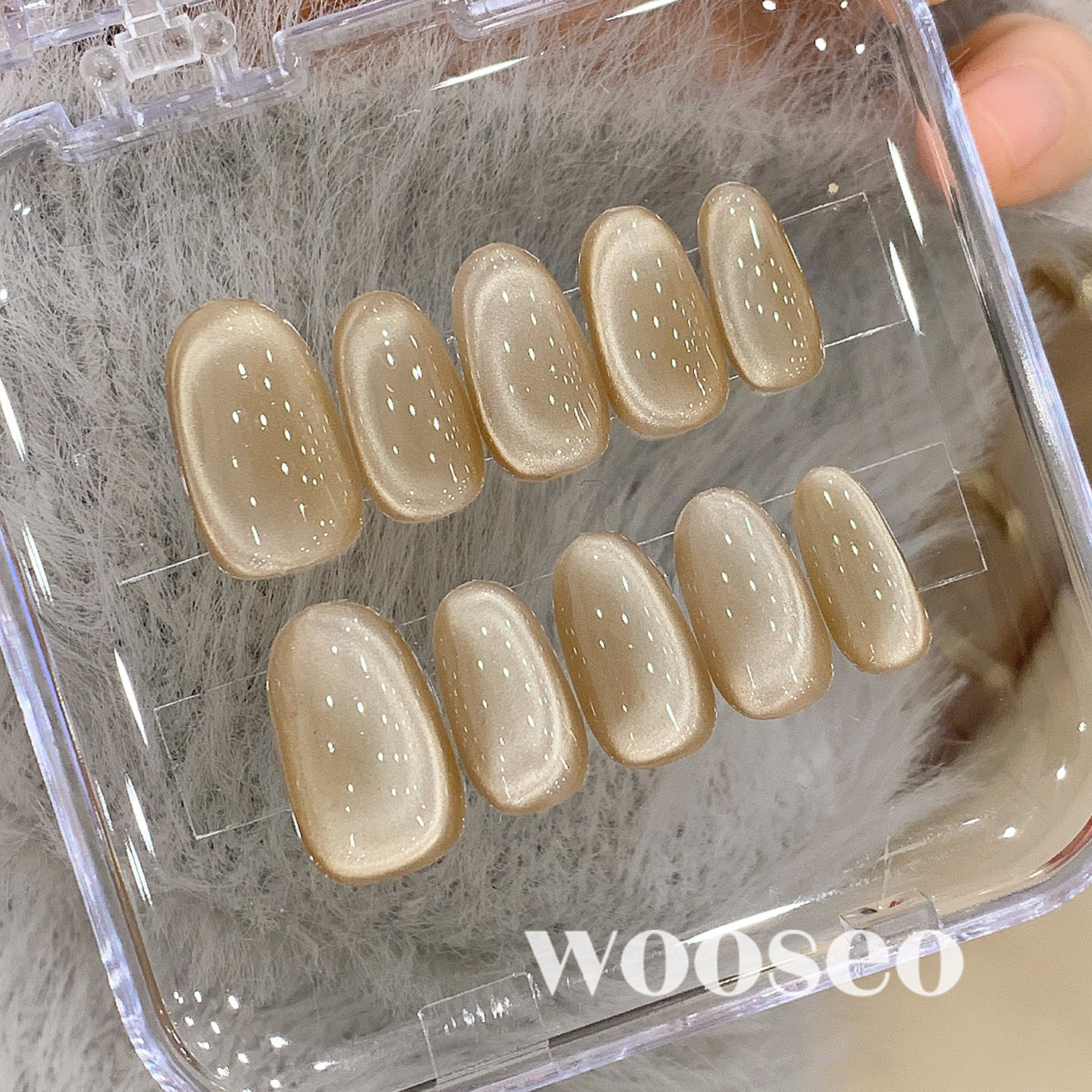 猫眼穿戴甲短款秋冬高级感手工指甲贴片2026新款绝美椭圆穿戴美甲,彩妆/香水/美妆工具,穿戴甲/甲片,淘宝优惠券,粉丝福利购,淘宝优惠卷