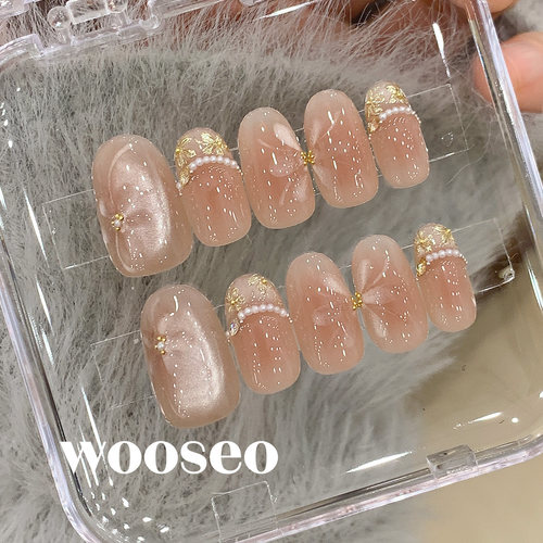 精致绝美富家千金显白成品甲片