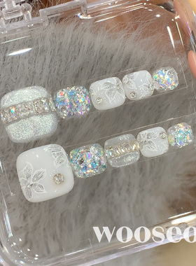 超火巨显白正流行夏天成品甲片