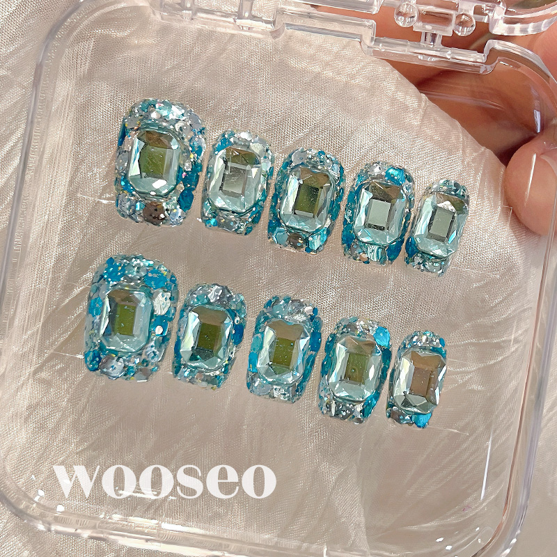 高质量精致绝美夏天显白重工美甲