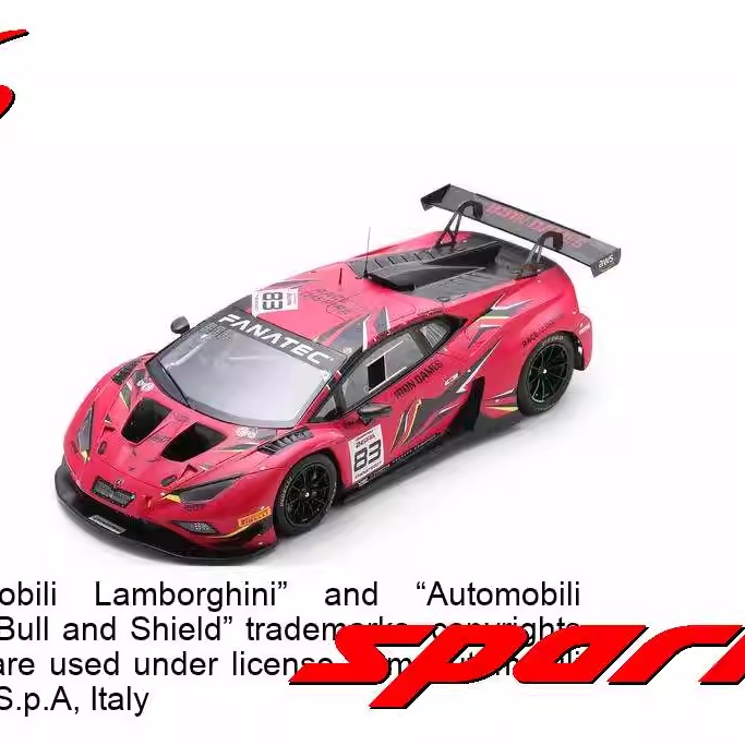 现货 SPARK 18SB074 1:18 2023斯帕24h 兰博基尼飓风 GT3EVO#83