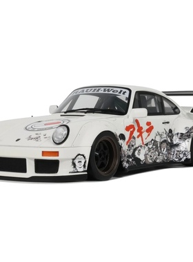 现货 GTS GT508 1:18 保时捷 RWB Akira 2024 冰白色 树脂车模