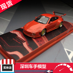 现货TarmacWorks TW 1:64 Old & New 保时捷 997 红 合金汽车模型