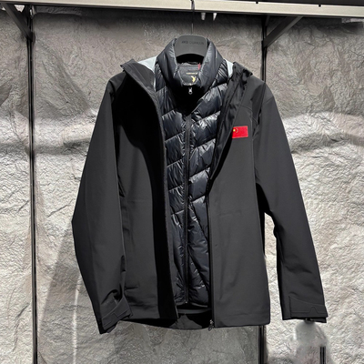 安踏冠军全天候冲锋衣两件套男